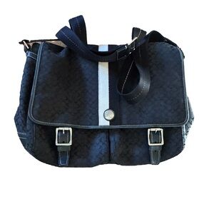 Coach Large Signature Voyager Messenger Bag